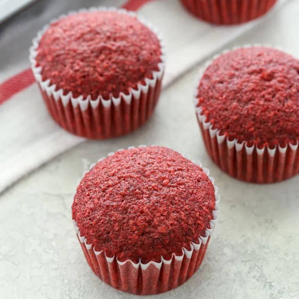 Red velvet cupcake, quick red cupcake