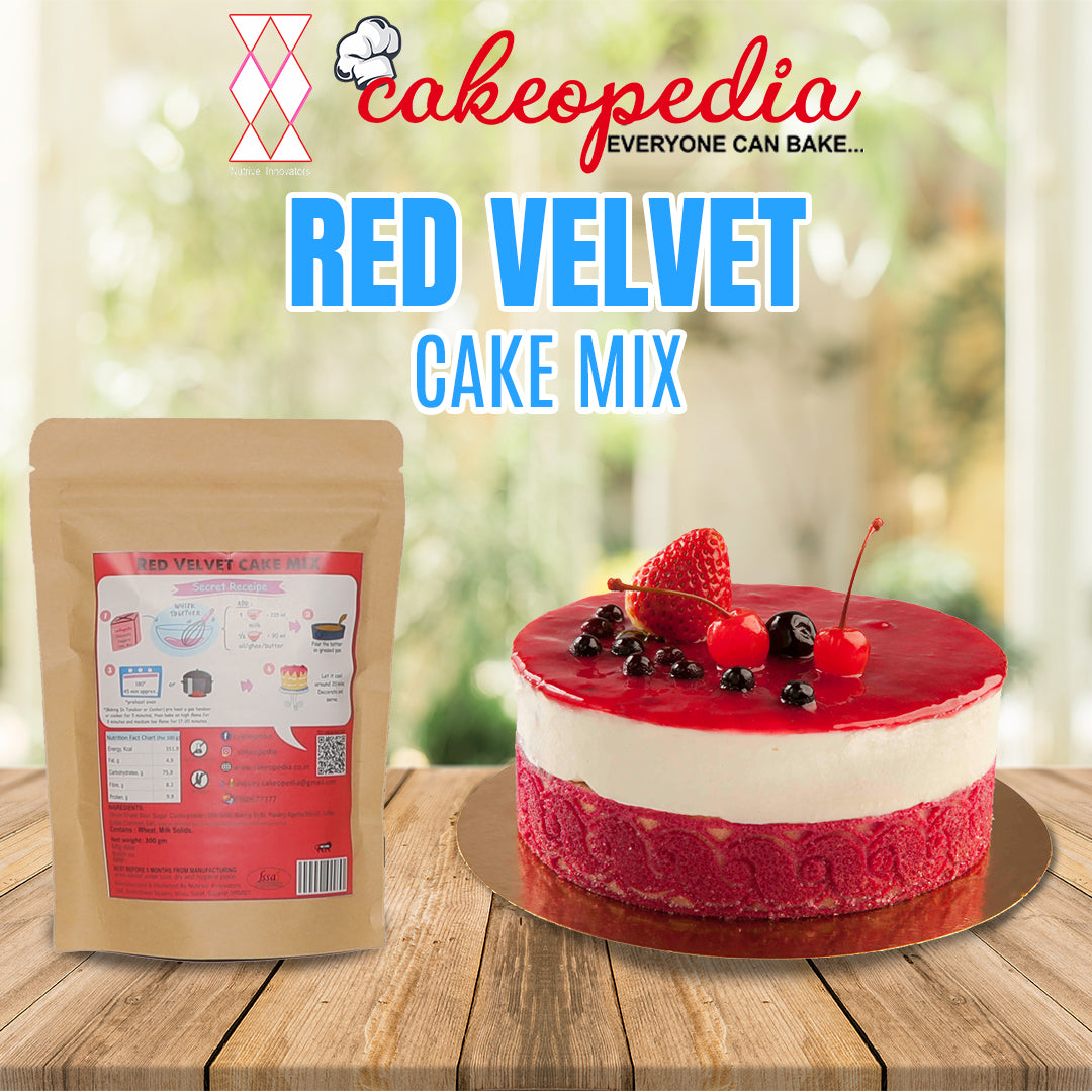 Beautiful cake, red cake for birthday