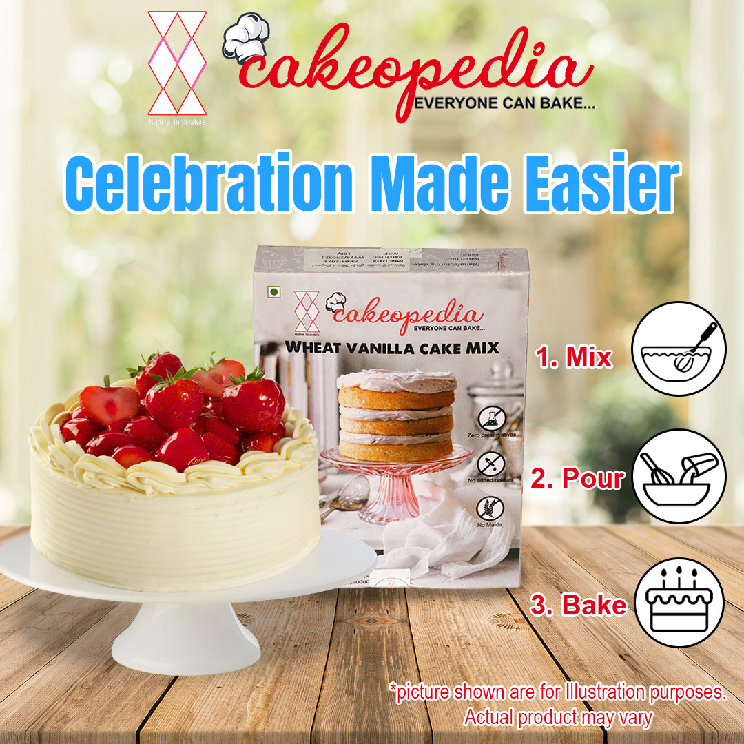 Eggless Vanilla Cake Milk Powder Cooker Cake – Tea Time Treat Recipe by  MadAboutCooking - Cookpad