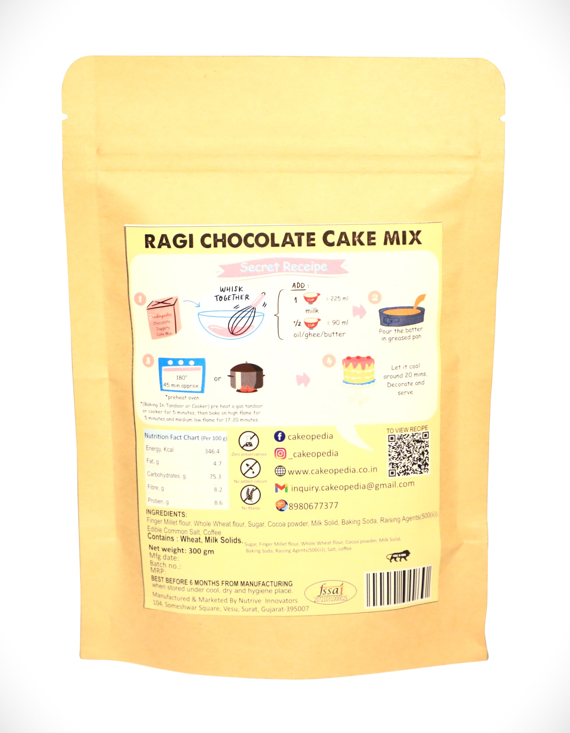 Wheat Vanilla & Tiramisu Walnut Cake Mix (combo pack of 2) |best cake –  Cakeopedia