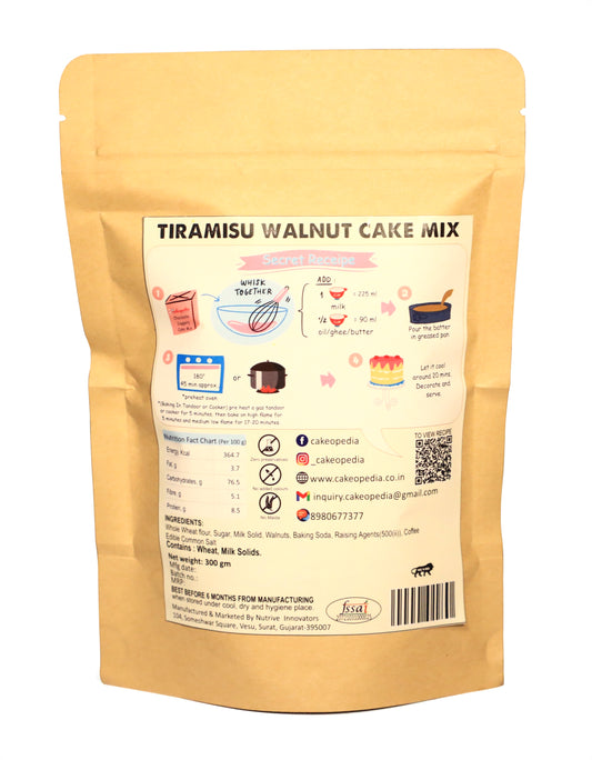 Tiramisu walnut cake premix, best walnut cake