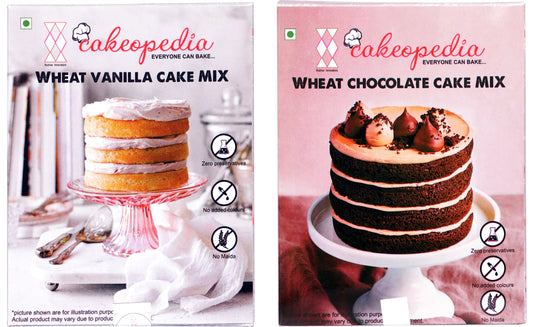 Vanilla Cake and Chocolate cake premix, vanilla cake premix', chocolate cake premix
